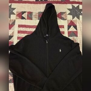 Ralph Lauren Black Zip-Up Men's hoodie